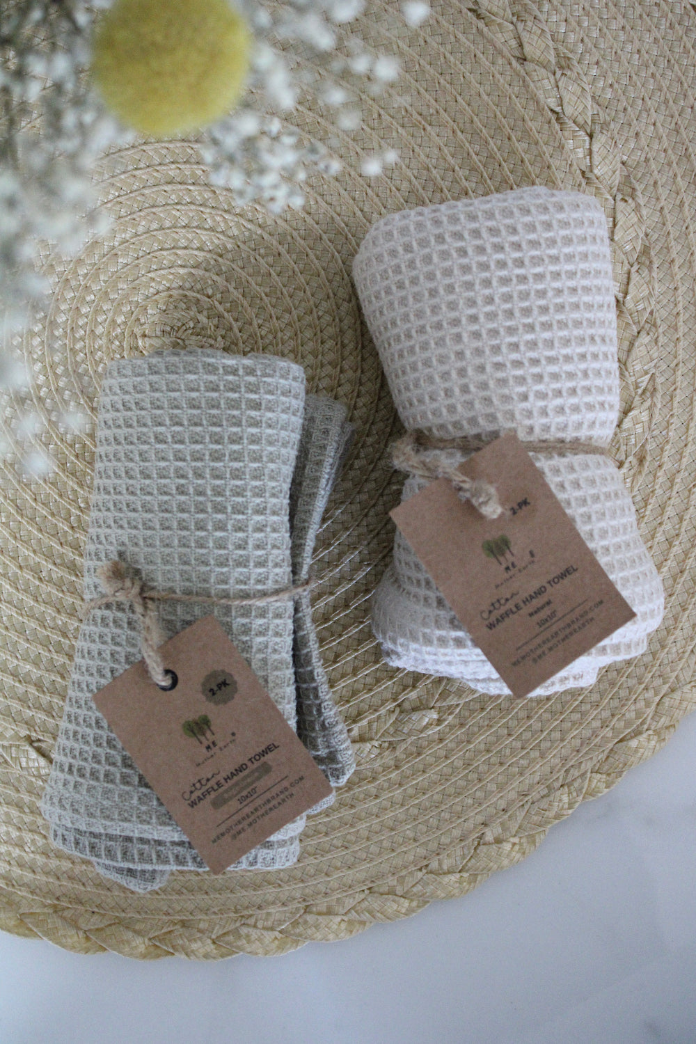 Cotton Waffle Hand Towel 2pk - Case of 4