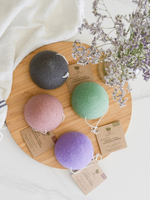 Load image into Gallery viewer, Konjac Facial Cleansing Sponge with Tag - Case of 10
