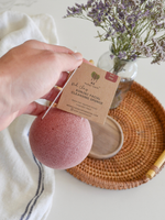 Load image into Gallery viewer, Konjac Facial Cleansing Sponge with Tag - Case of 10
