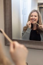 Load image into Gallery viewer, Zero Waste Toothpaste Tablets in Refillable Amber Glass Jars
