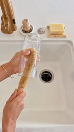 Load image into Gallery viewer, Bottle Scrub Brush- Wood with Coconut Fiber Bristles - Case of 4
