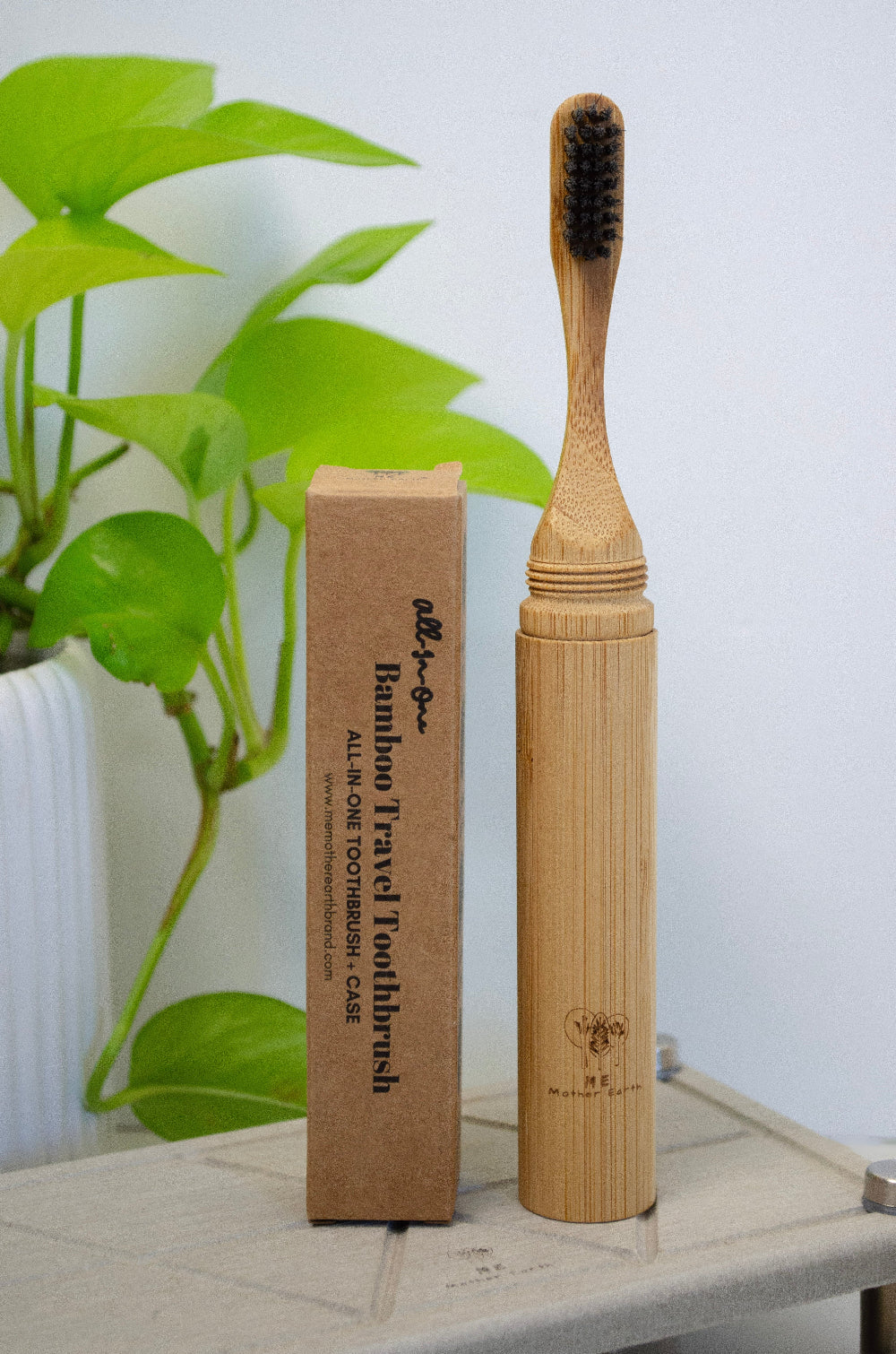 All-in-One Bamboo Travel Toothbrush 2.0 - Case of 6
