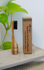 Load image into Gallery viewer, All-in-One Bamboo Travel Toothbrush 2.0 - Case of 6
