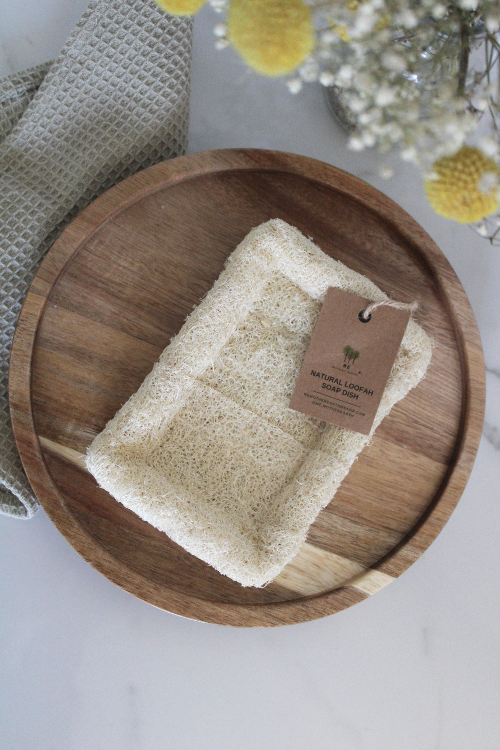 Natural Loofah Soap Dish - Case of 4