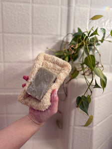Natural Loofah Soap Dish - Case of 4