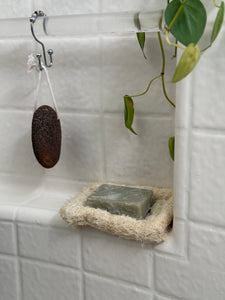 Natural Loofah Soap Dish - Case of 4