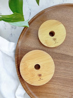Load image into Gallery viewer, Bamboo Mason Jar Lids - Case of 8
