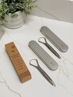 Load image into Gallery viewer, Stainless Steel Tongue Scraper - Case of 4

