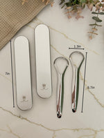 Load image into Gallery viewer, Stainless Steel Tongue Scraper - Case of 4
