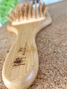 Bamboo Paddle Hair Brush - Case of 6
