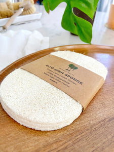 Eco Dish Sponges: Single Layer 3-Pack - Case of 8