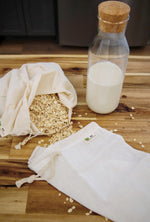 Load image into Gallery viewer, Organic Hemp Cotton Nut Milk Bag - Case of 4
